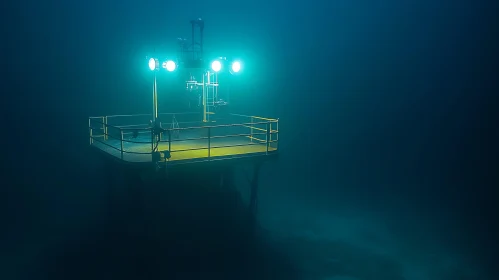 Underwater Structure with Lights