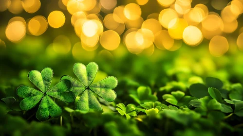 Shamrocks and Bokeh