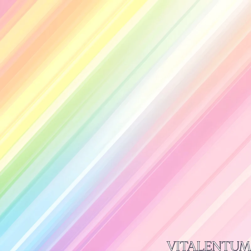 Soft Pastel Colors Gradient Lines AI Image