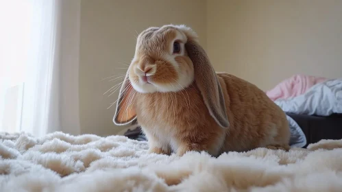 Caramel Bunny Lounging