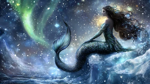 Celestial Mermaid Contemplation