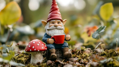 Garden Gnome's Coffee Break