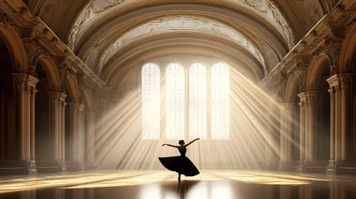 Silhouette in Grand Hall