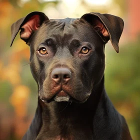 Striking Dog Portrait