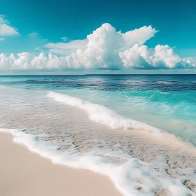 Coastal Bliss: Waves and Sky