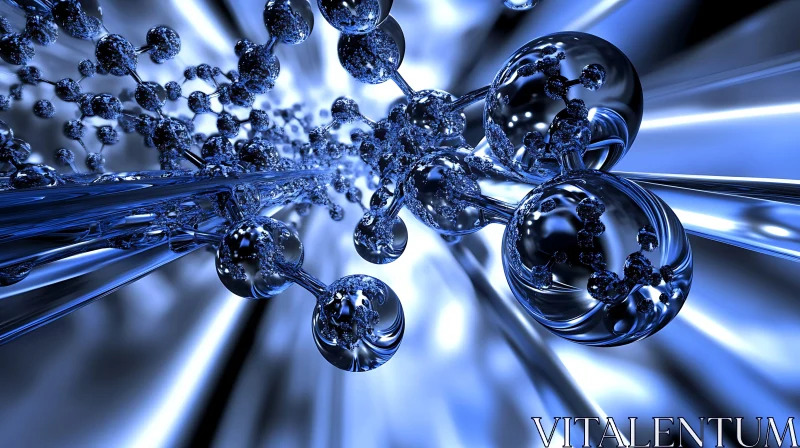 AI ART Abstract Rendering of Molecular Composition
