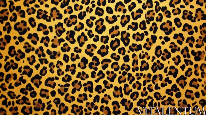 Elegant Leopard Spots Design AI Image