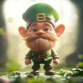 Whimsical Leprechaun Cartoon