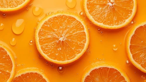 Juicy Orange Segments Close-Up