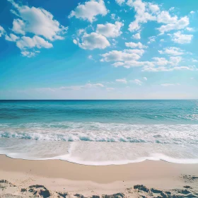 Seascape with Waves and Clouds