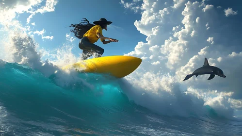 Ocean Ride with a Friend