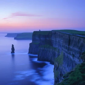 Ireland Coastline at Dusk