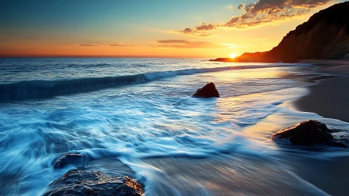 Seascape at Sunset