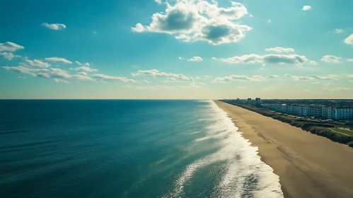 Coastal Scenery: Beach and Ocean View