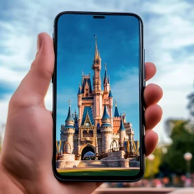 Castle Appears on Mobile Screen