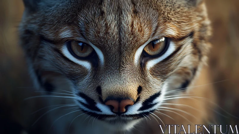 AI ART Lynx Close-Up: A Wildcat's Stare