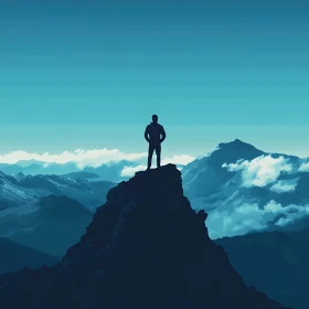 Man on the Mountain Top