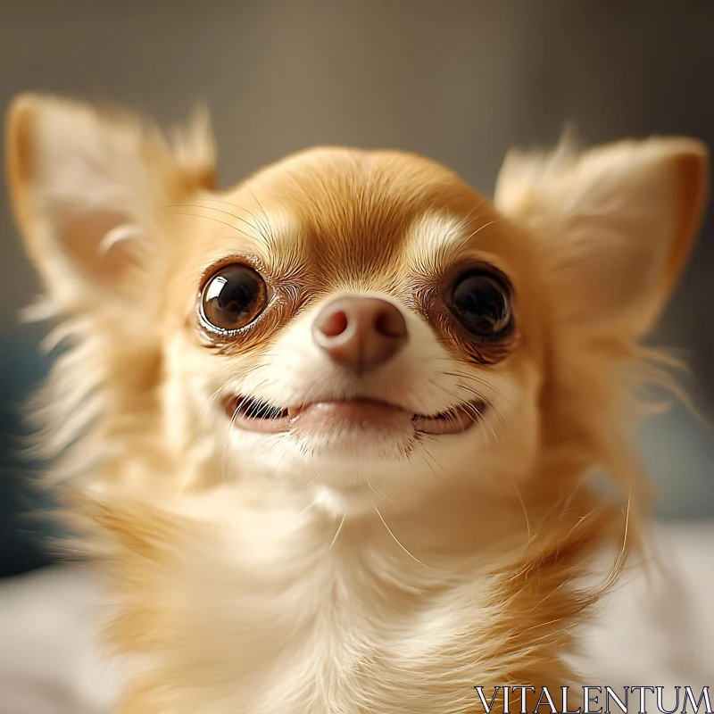 Adorable Chihuahua Close-Up AI Image