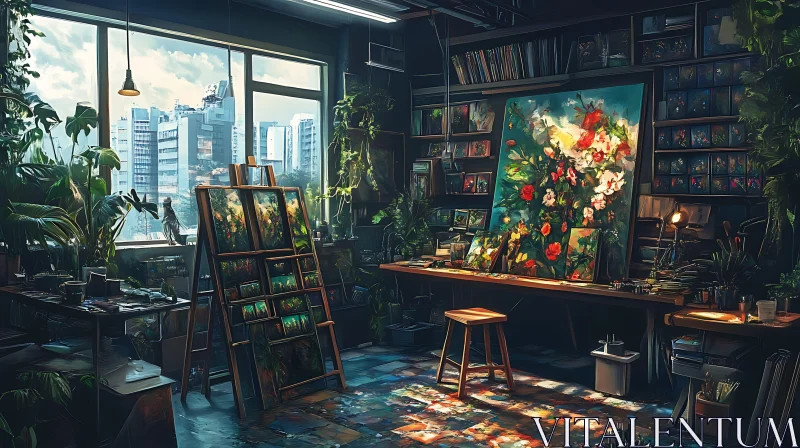 AI ART Botanical Art Studio