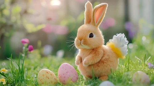 Bunny and Easter Eggs