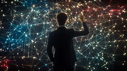 Network Interaction: Silhouette and Data Web