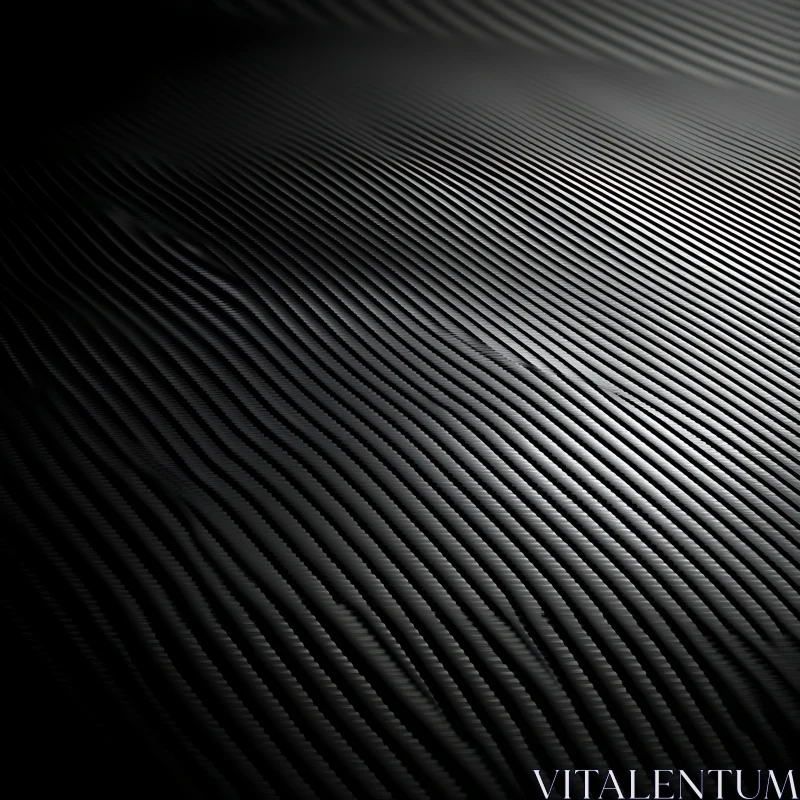 Monochrome Abstract Lines Pattern AI Image