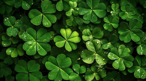 Shamrock Field: Symbol of Irish Luck