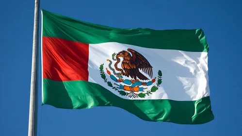 National Pride: The Mexican Flag Soaring High