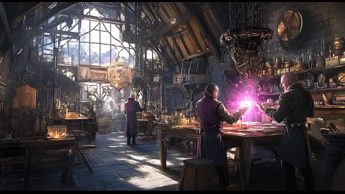 Magical Workshop Scene