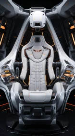 Futuristic Spacecraft Cockpit Design