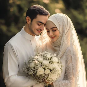 Serene Wedding Bliss: A Portrait of Love