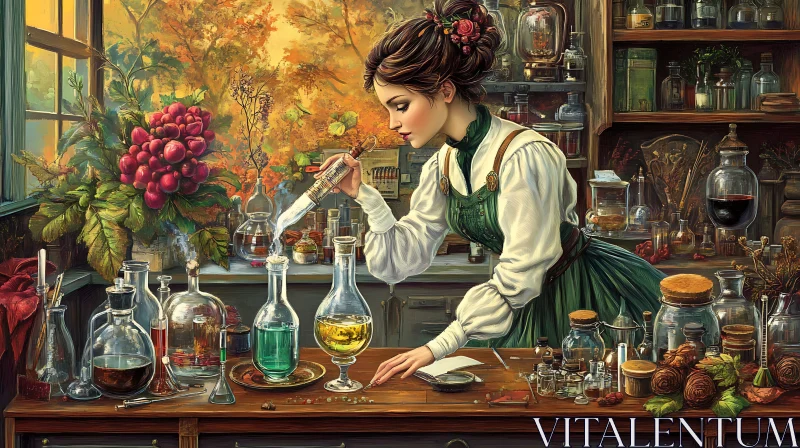 Old Times Alchemy AI Image