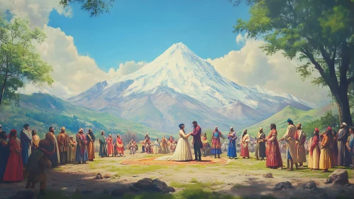 Scenic Mountain Wedding Celebration