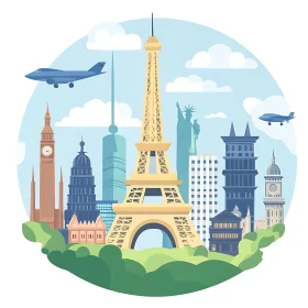 Famous Buildings Travel Destination Art