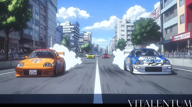 Anime Street Drifting Action