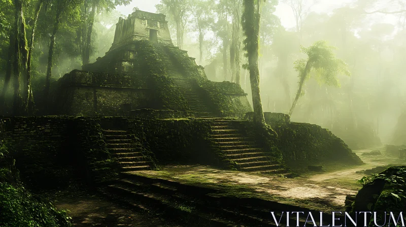 Lost Temple in the Forest