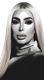 Kim Kardashian Artistic Styling