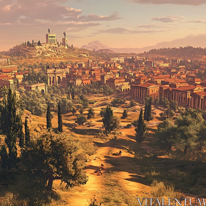 Historical Architecture in Sun-Kissed City