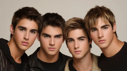 Youthful Quartet: A Study in Portraits
