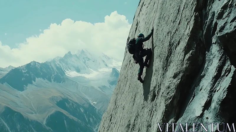 Mountain Climber's Ascent