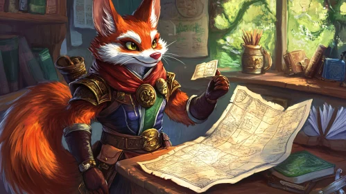 Fox Planning Adventure with Detailed Map