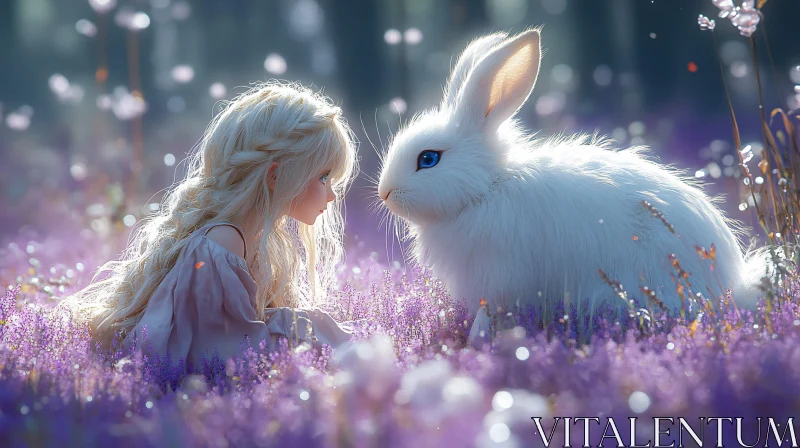 Encounter in the Lavender Meadow