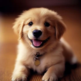 Cute Golden Retriever Puppy