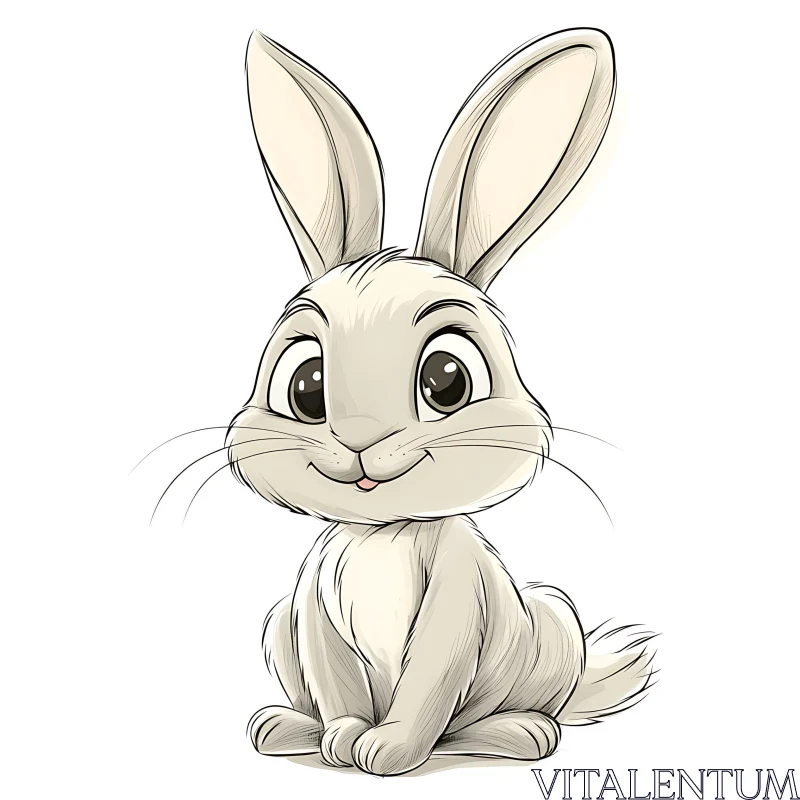 Cute Bunny Cartoon Image