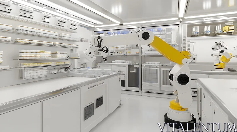 Robotic Automation in Clean Laboratory Setting