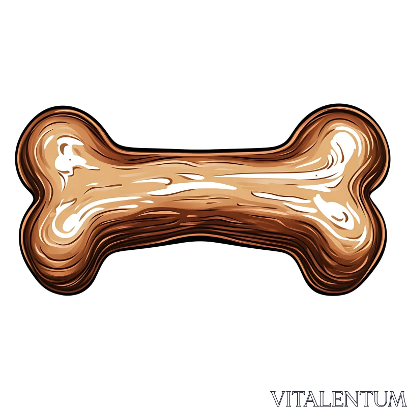 Pet Treat Bone Cartoon