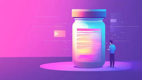 VR Data Insights Illustration