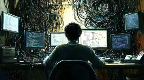 Cybernetic Immersion: Coding in the Digital Labyrinth