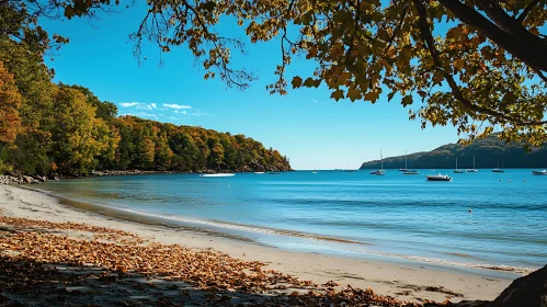Peaceful Autumn Seascape