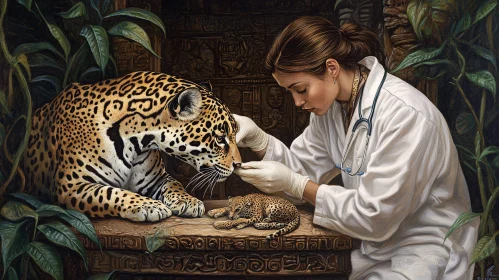 Jungle Doctor: A Vet's Touch for Jaguars